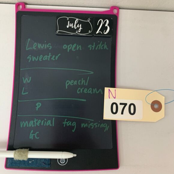 Levis Pullover Sweater Womens L Creamsicle Scoop Neck Ribbed Open Stitch Knit - Picture 12 of 13